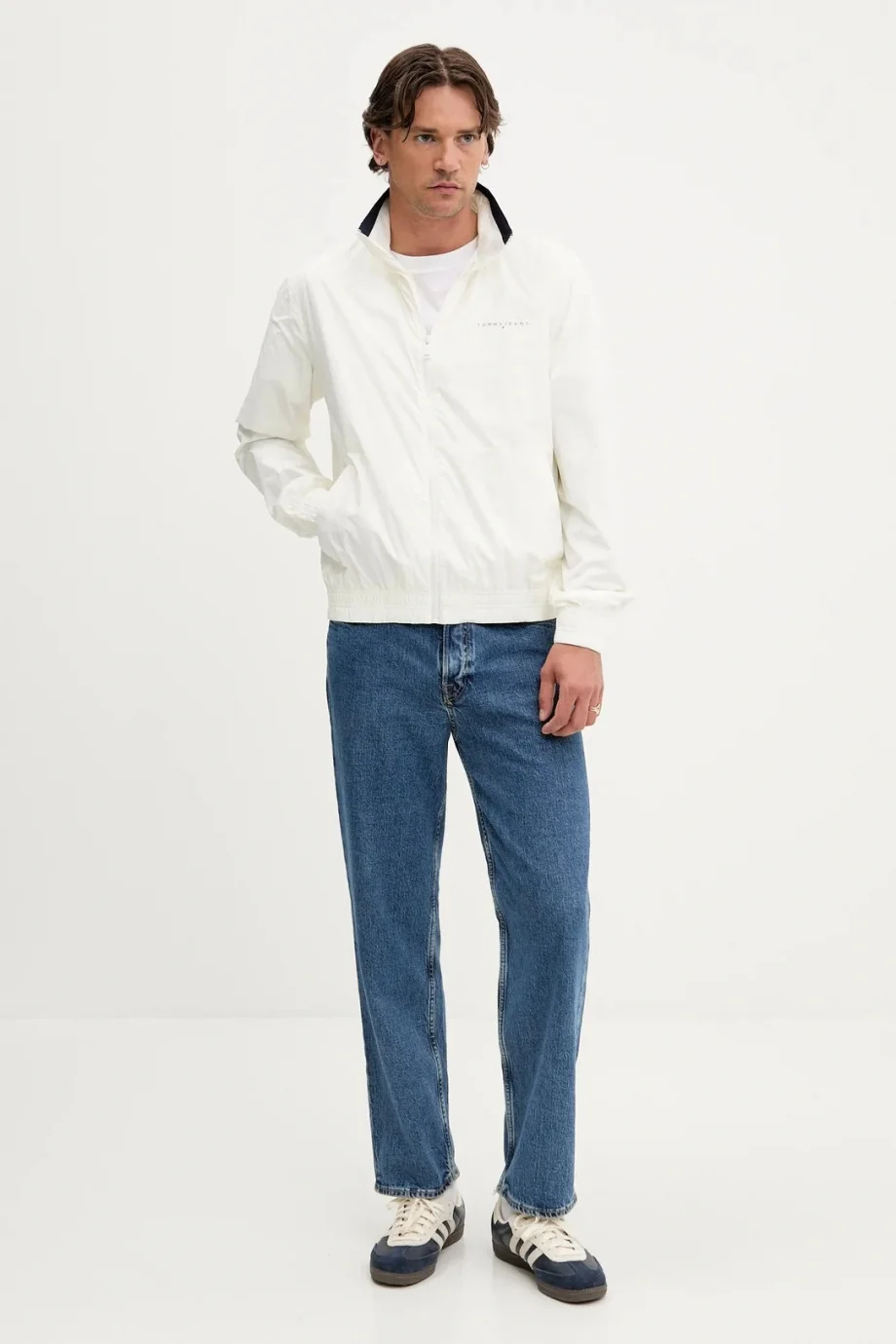 Tommy Hilfiger TJM LW ESSENTIAL JACKET Erkek Beyaz Ceket DM0DM21667YBL