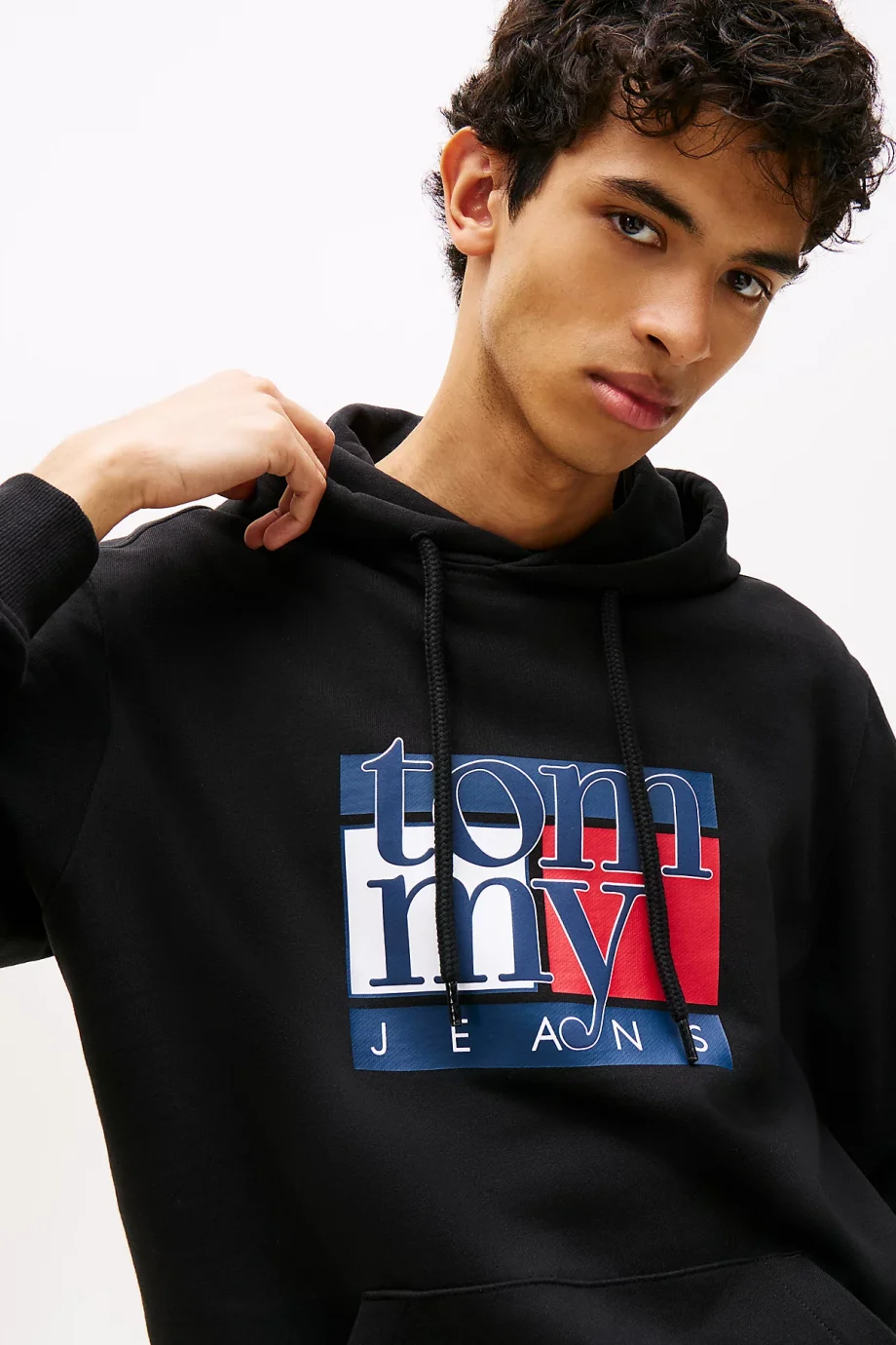 Tommy Hilfiger TJM Normal Kesim RWB Bayrak Desenli Erkek Sweatshirt DM0DM22092BDS