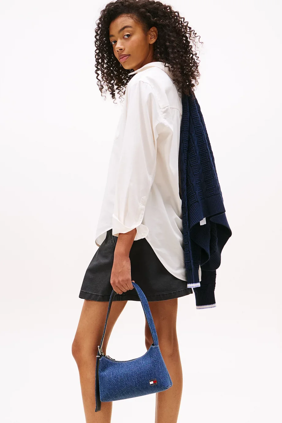 Tommy Hilfiger TJW Cool Denim Omuz Kadın Omuz Çantası AW0AW178771AF