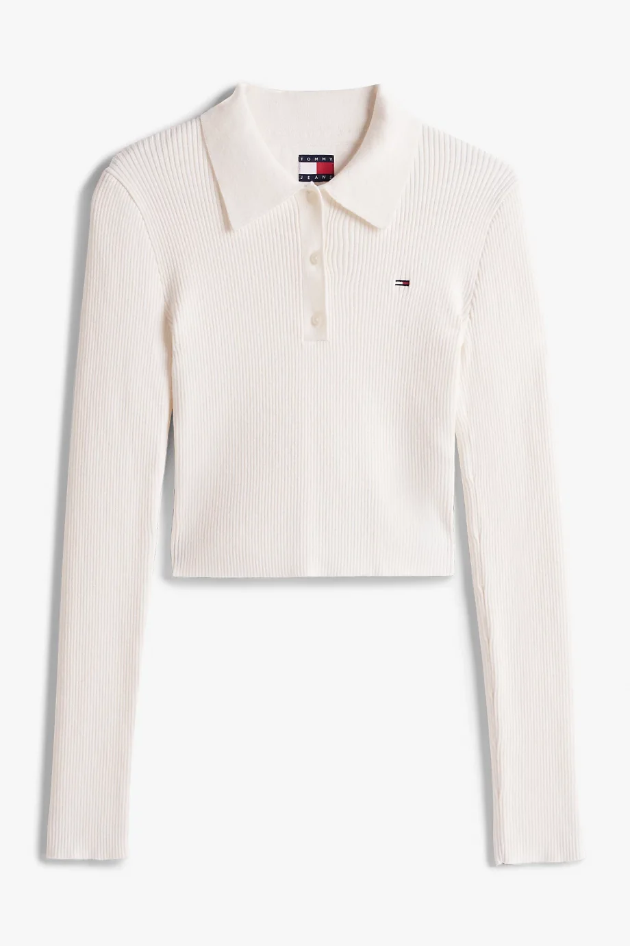 Tommy Hilfiger TJW Klasik Polo Uzun Kollu Kadın Kazak DW0DW21829YBH