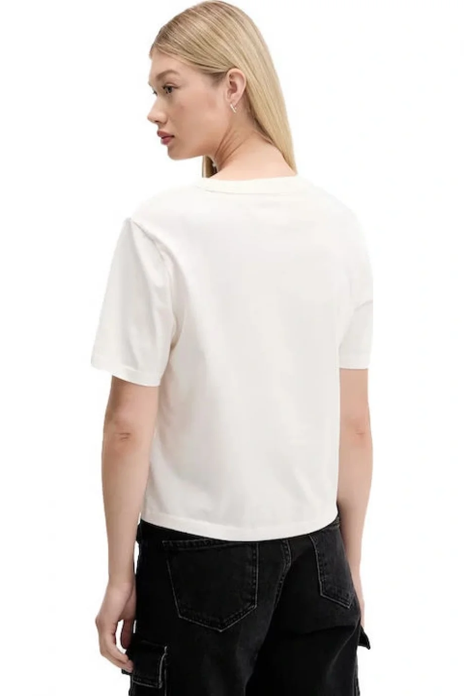 Tommy Hilfiger TJW Kutu Kesim Armalı Kadın T-shirt DW0DW22202YBH