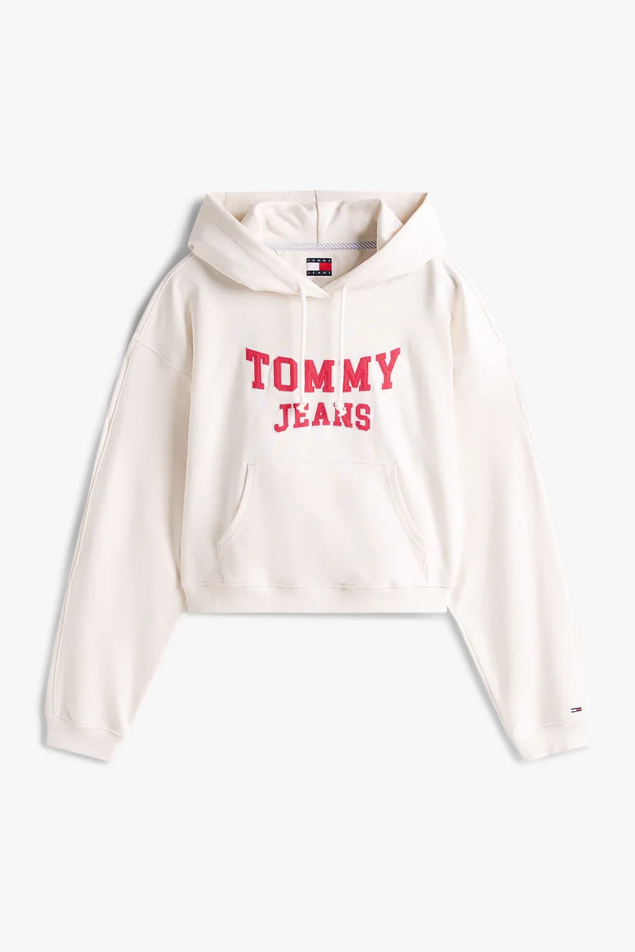 Tommy Hilfiger TJW Kutu Kesim Kısa Kolej Stili Kadın  Sweatshirt  DW0DW21598YBH