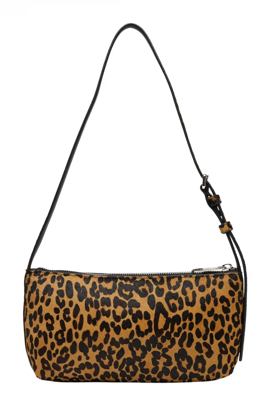 Tommy Hilfiger TJW Must Leopar Desenli Omuz Kadın Siyah Omuz Çantası AW0AW1800801R