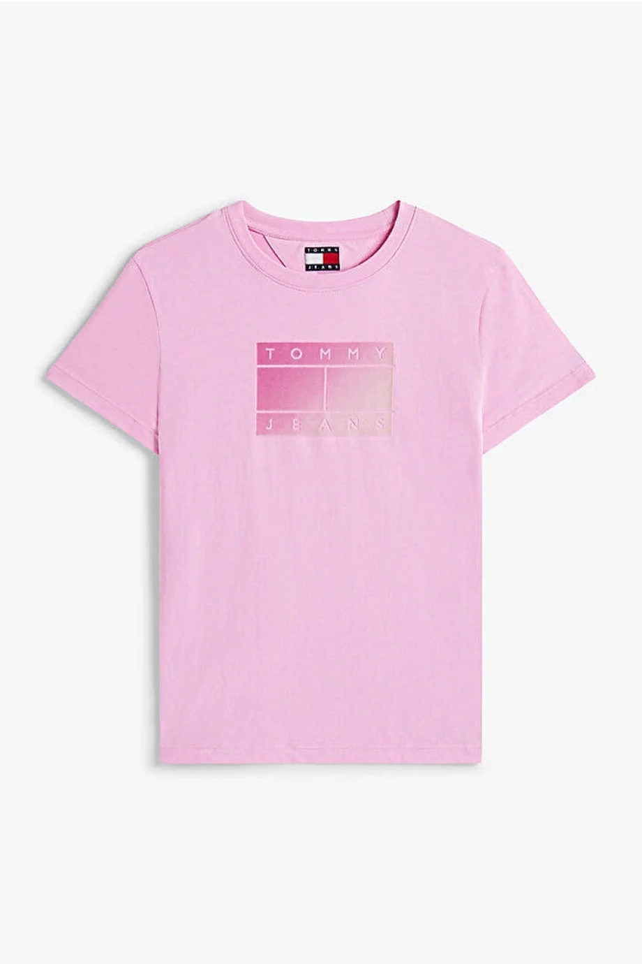 Tommy Hilfiger TJW REG GRADIENT FLAG SS Kadın Pembe T-shirt DW0DW20905U06