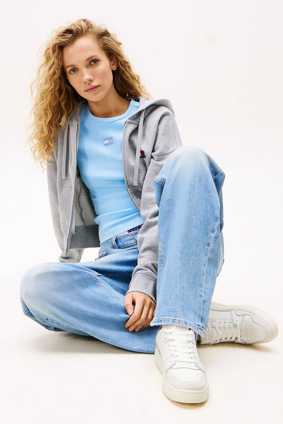 Tommy Hilfiger TJW RETRO BASKET SNEAKER Kadın Beyaz Sneaker EN0EN028180K9