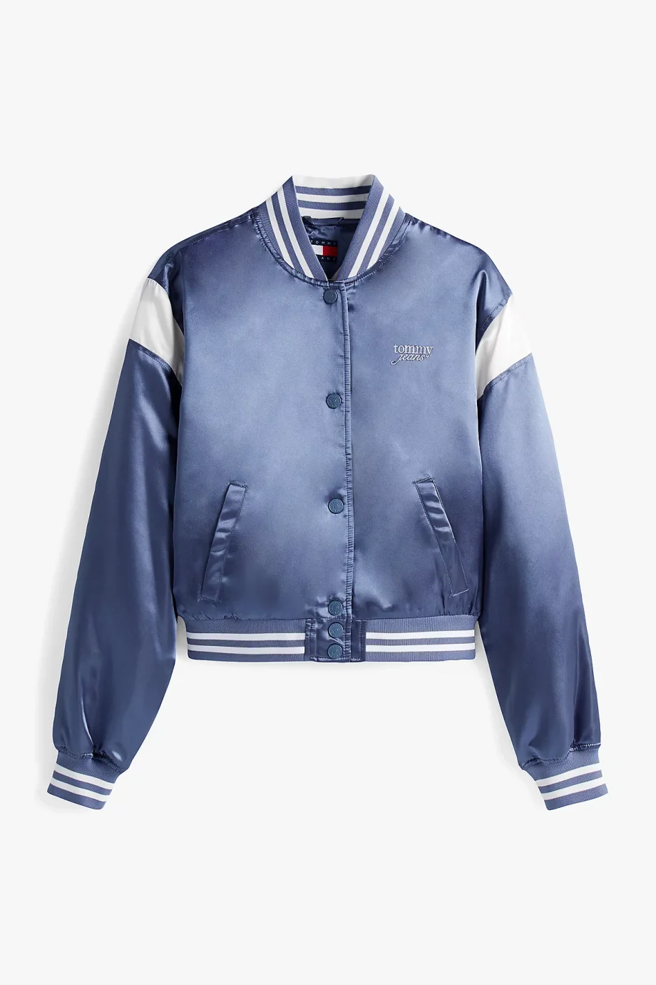 Tommy Hilfiger TJW SCRIPT VARSITY JACKET Kadın Mavi Ceket DW0DW20960PO6