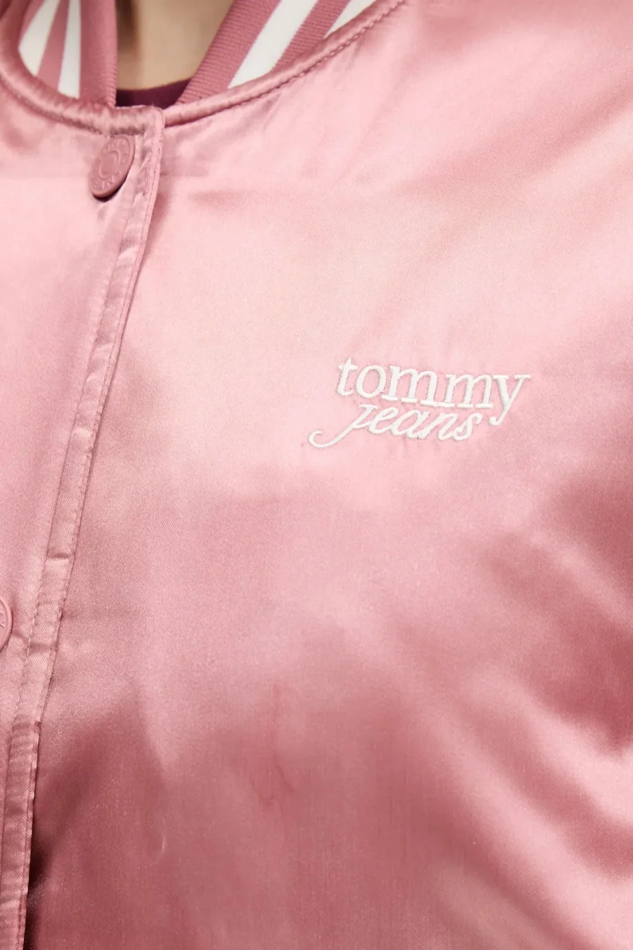 Tommy Hilfiger TJW SCRIPT VARSITY JACKET Kadın Pembe Ceket DW0DW20960TI0