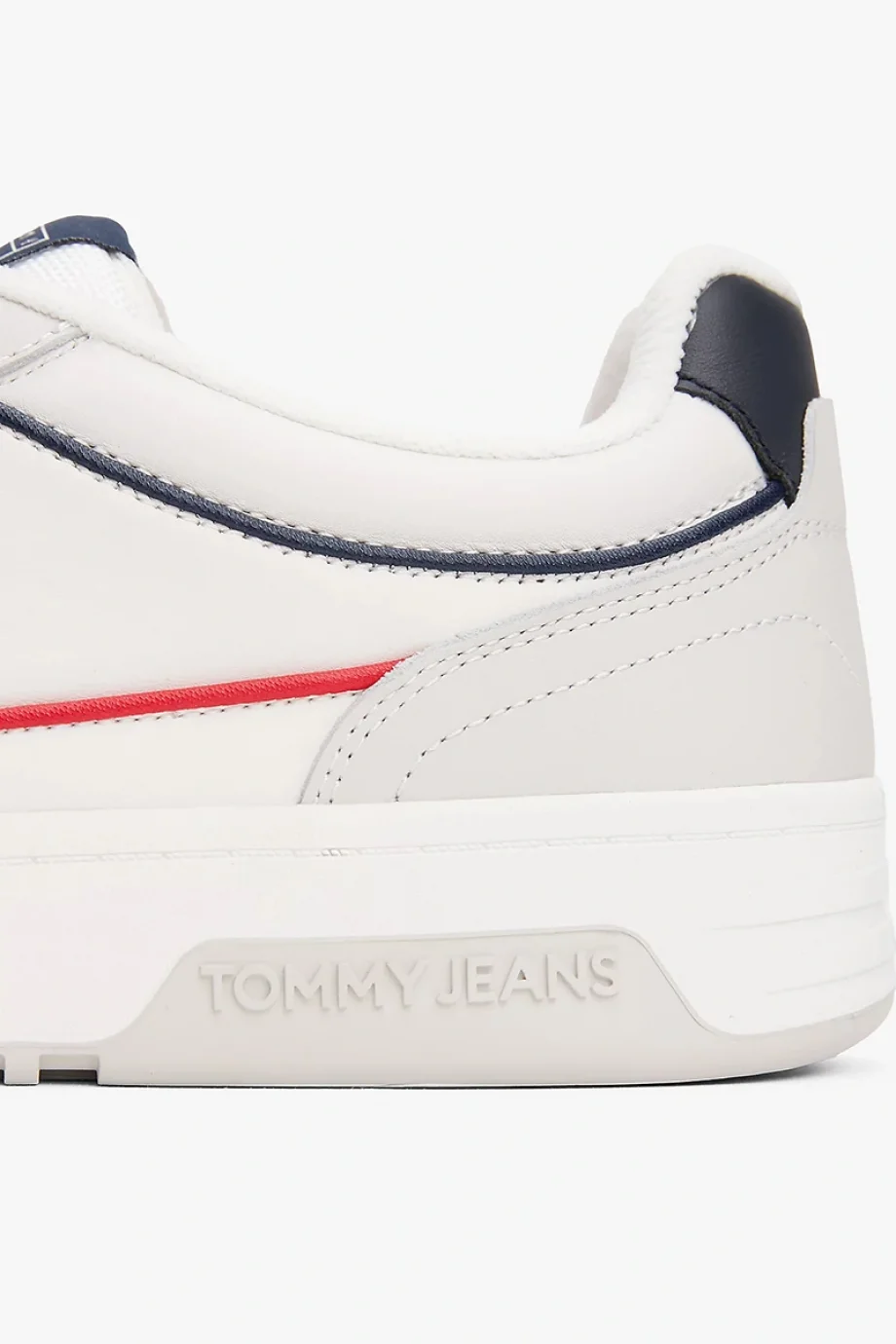 Tommy Hilfiger Yüksek Tabanlı Deri Erkek  Beyaz Sneaker EM0EM015850G1