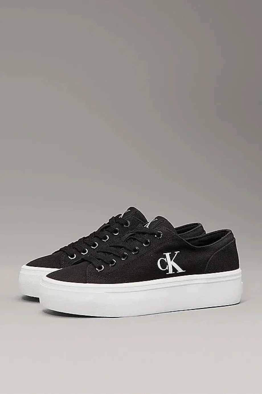 Calvin Klein Kadın Siyah Logolu Sneaker