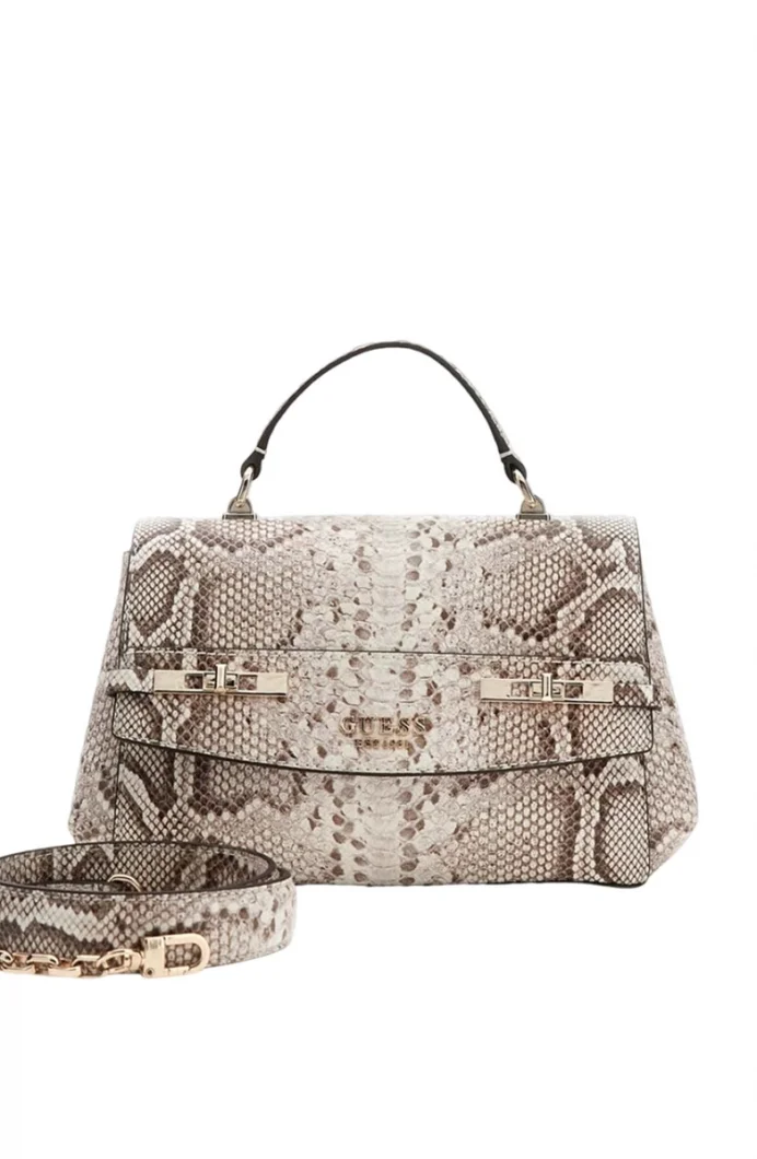 Guess Melinda Üstten Saplı Kapaklı Kadın Natural Omuz Çantası HWKG9933200-NAT