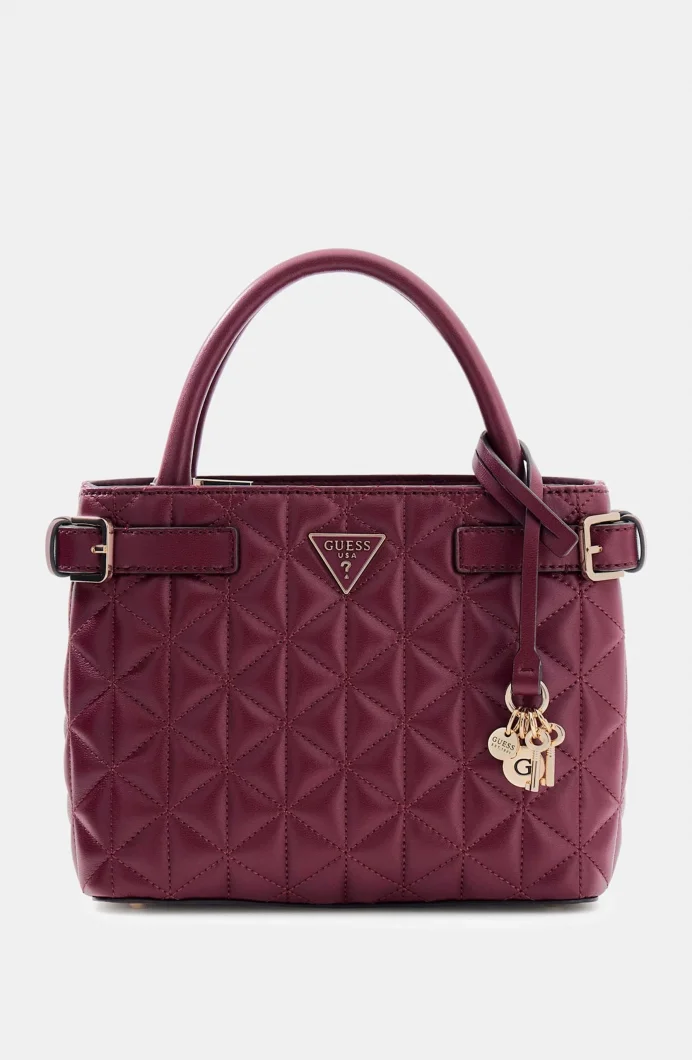 Guess Paisleigh Küçük El ve Omuz Kadın Bordo El Çantası HWQG9883050-BUR