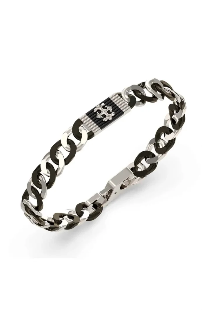 Guess Erkek Metalik Gri Bileklik JGUJUMB05063JWSTBKS