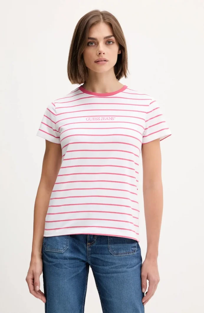 Guess Gj Ss Cn Reg Kadın Çok Renkli Regular Fit T-Shirt W4BI53KCIE1-S51V