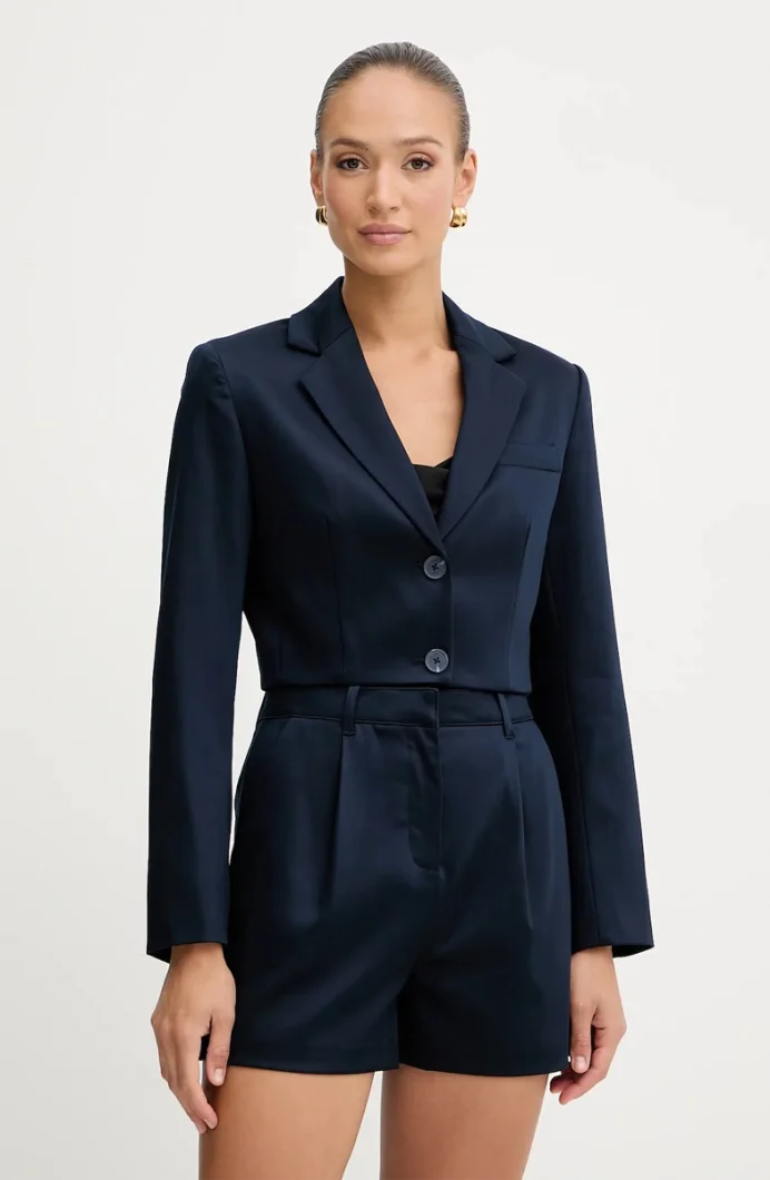 Guess Apolline Kadın Lacivert Blazer W5YN11WHG92-G7V2