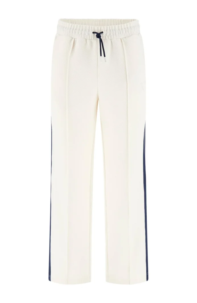 Guess Spiros Düz Paça Erkek Beyaz Eşofman Altı Z6GB14K3211-G018