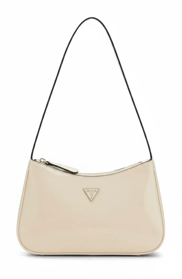 Guess Arnela II Üstten Fermuarlı Omuz Kadın Ekru El Çantası HWNY9723170-BON