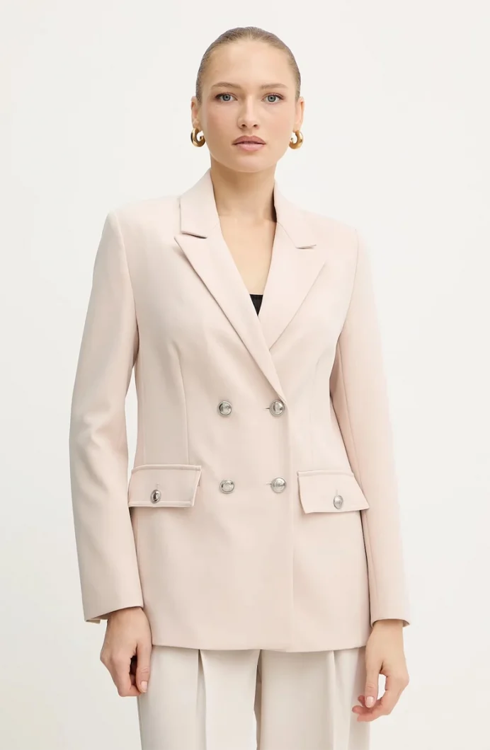 Guess Fiona Kadın Ekru Blazer W5YN20WH9Y2-G9M1