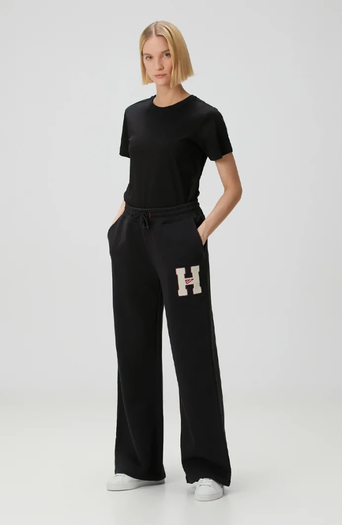 Tommy Hilfiger TJW H GRAPHIC SWEAT PANT Kadın siyah Eşofman Altı DW0DW20558BDS