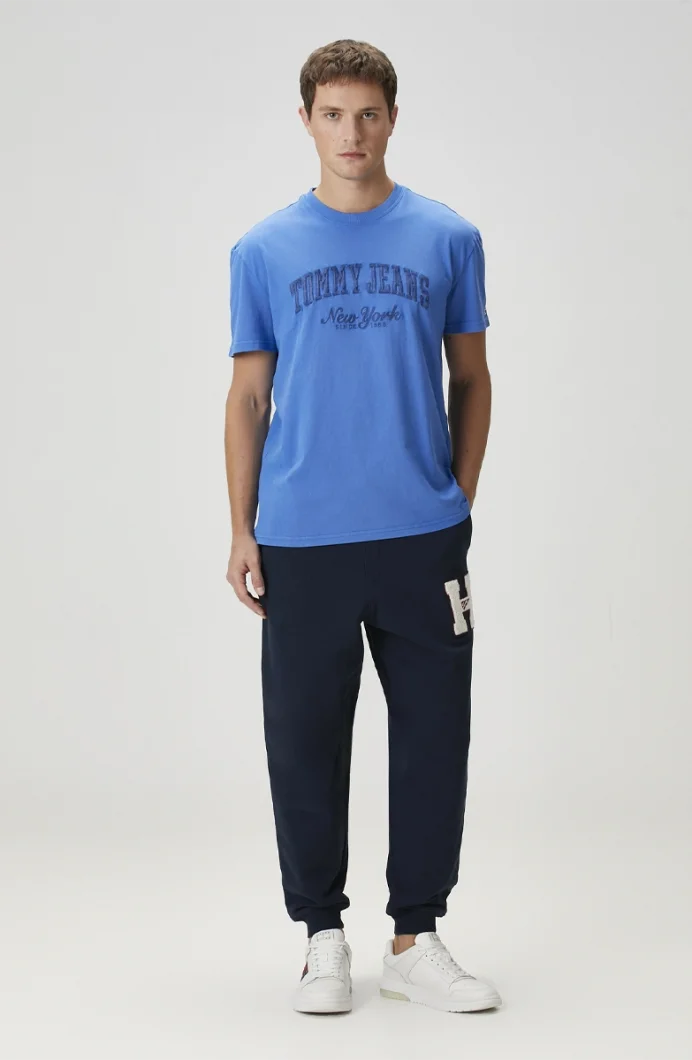 Tommy Hilfiger TJM TOWEL PATCH TERRY PANT Erkek lacivert Eşofman Altı DM0DM21277DYY