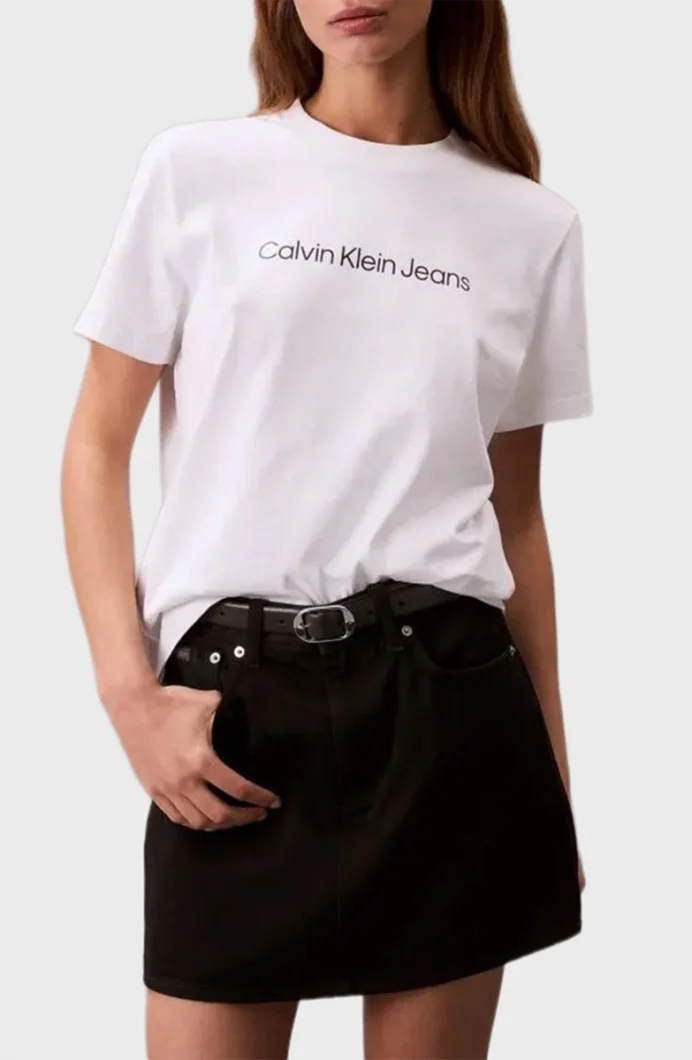 Calvin Klein Essentials Kadın Beyaz T-shirt LV047C912G-YAA