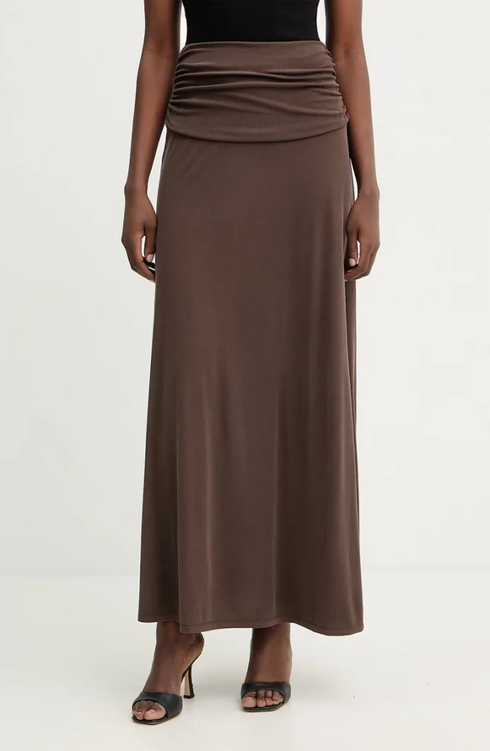 Guess Uzun Milena Taşlı Kadın Kahverengi Etek W6RD58KAQL2-G1EA