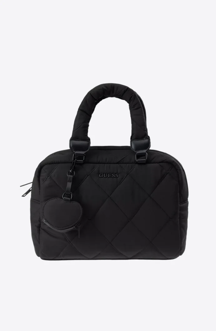 Guess Dolgulu Kapitone Kadın Siyah El Çantası V6RZ05WL132-JBLK