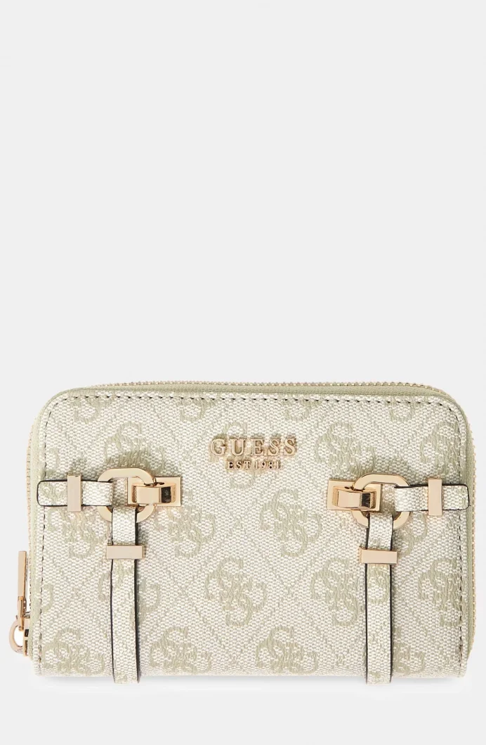 Guess Leona Logolu Orta Boy Fermuarlı Kadın Turuncu Cüzdan SWSG9917140-SGO