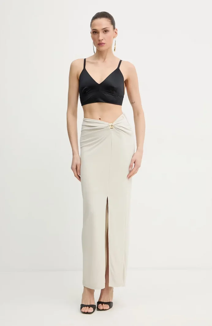 Guess Brigitte Midi Kadın Krem Etek W6GD15K2936-A115