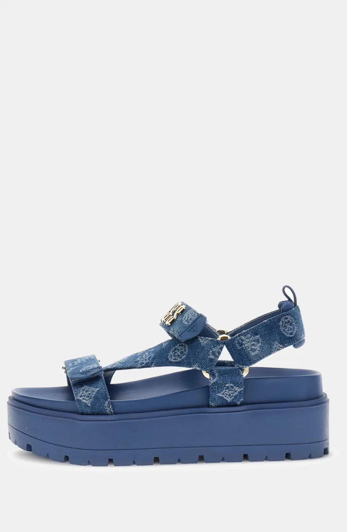 Guess Fetta Kadın Mavi Sandalet FLJFTTDEN03-BLUE