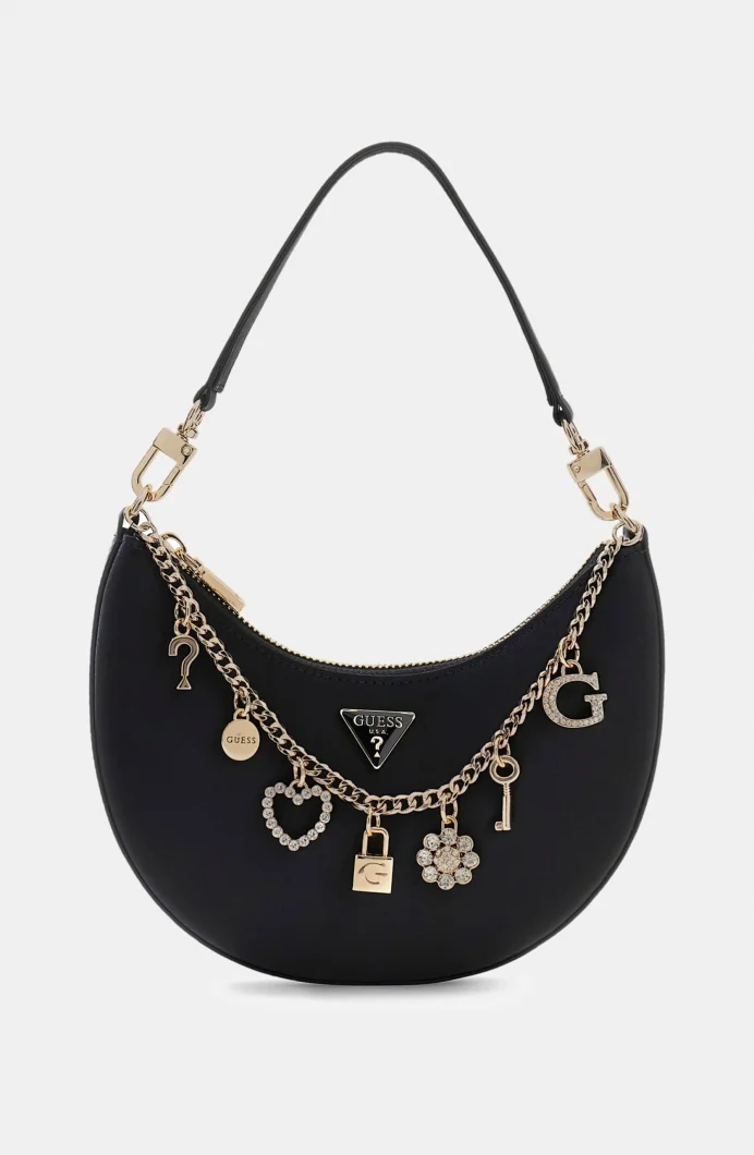 Guess Tasmin Mini Kadın Siyah Omuz Çantası HWES9931720-BLA