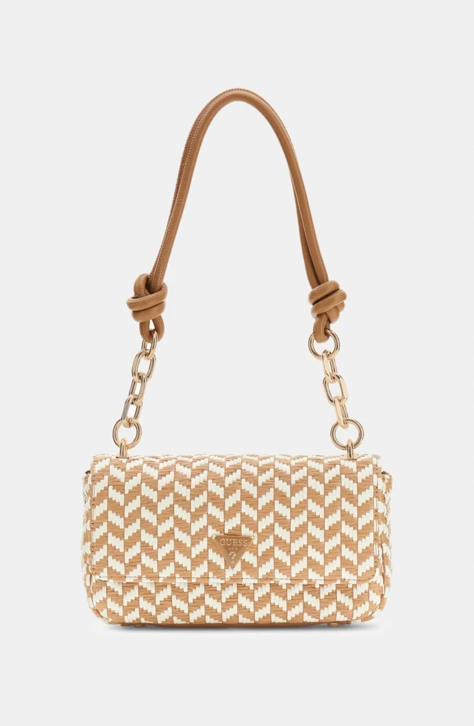 Guess Tessi Kapaklı Kadın Kahverengi Omuz Çantası HWWG7691190-CGM