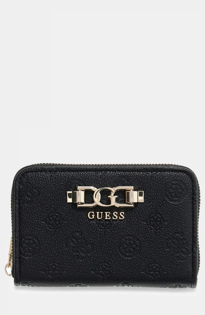 Guess Anise Orta Boy Fermuarlı Kadın Siyah Cüzdan SWPD9916140-BLO