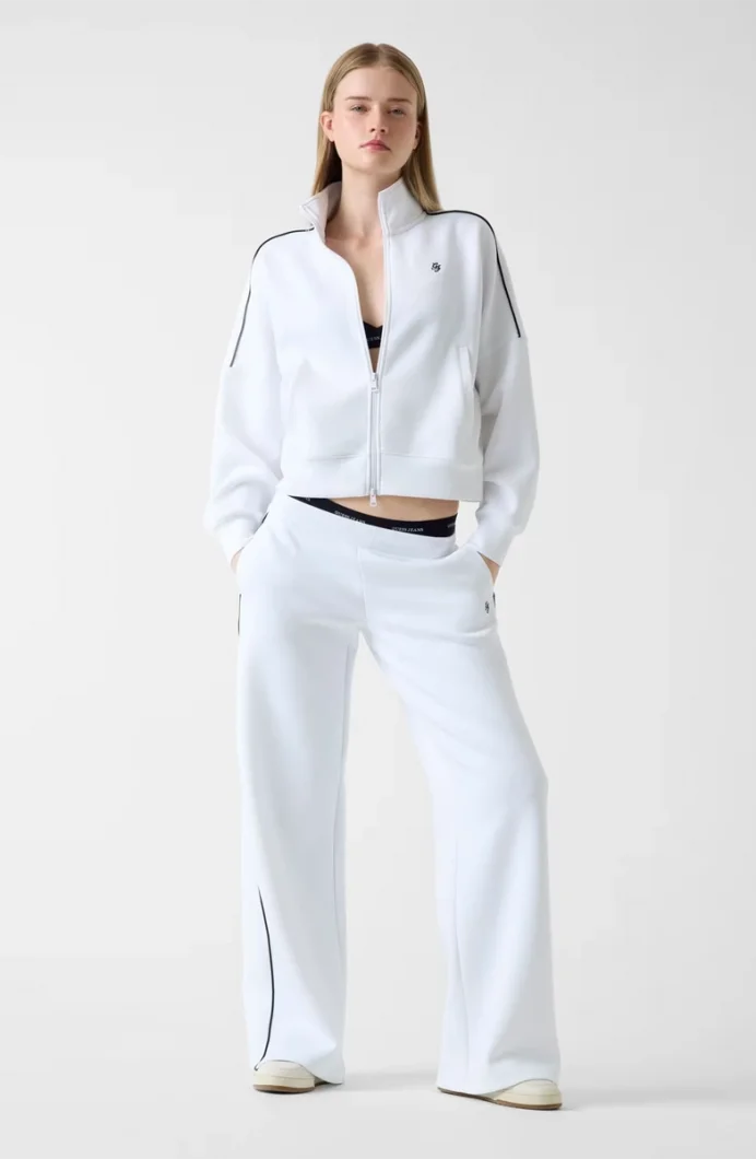 Guess GJ Scuba Eşofman Kadın Beyaz Pantolon W6RB43KD122-G011