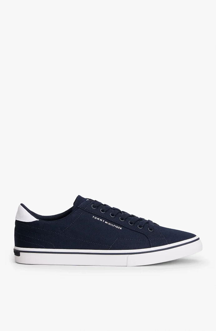 Tommy Hilfiger Vulc Core Uzun Bağcıklı Erkek Mavi Sneaker FM0FM05688DW5