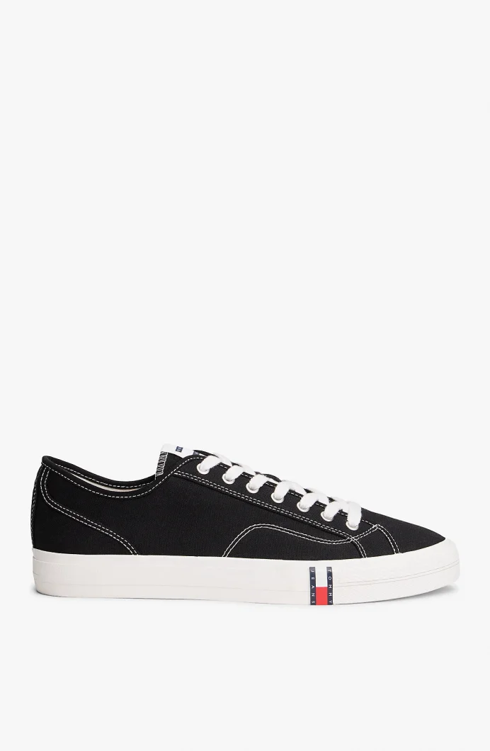 Tommy Hilfiger Arşiv Vulkanize Y2K Erkek Siyah Sneaker EM0EM01674BDS