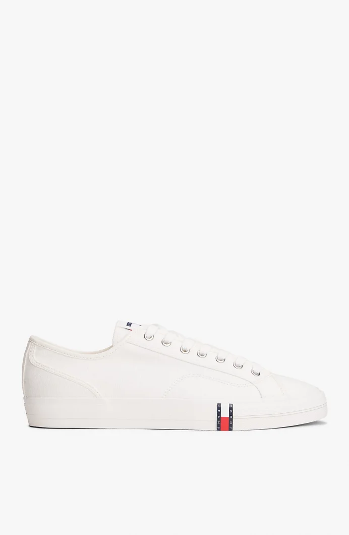 Tommy Hilfiger Arşiv Vulkanize Y2K Erkek Beyaz Sneaker EM0EM01674YBL