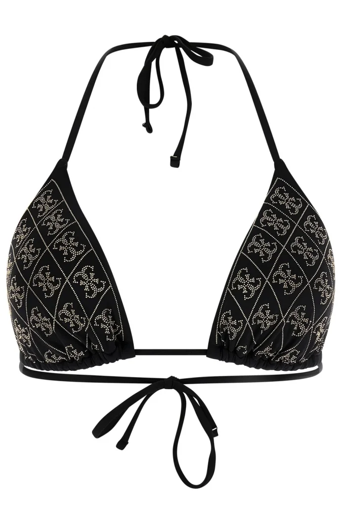 Guess Diane Çıkarılabilir Pedli Üçgen Kadın Bej Bikini E6GJ24KCUO2-JBLK