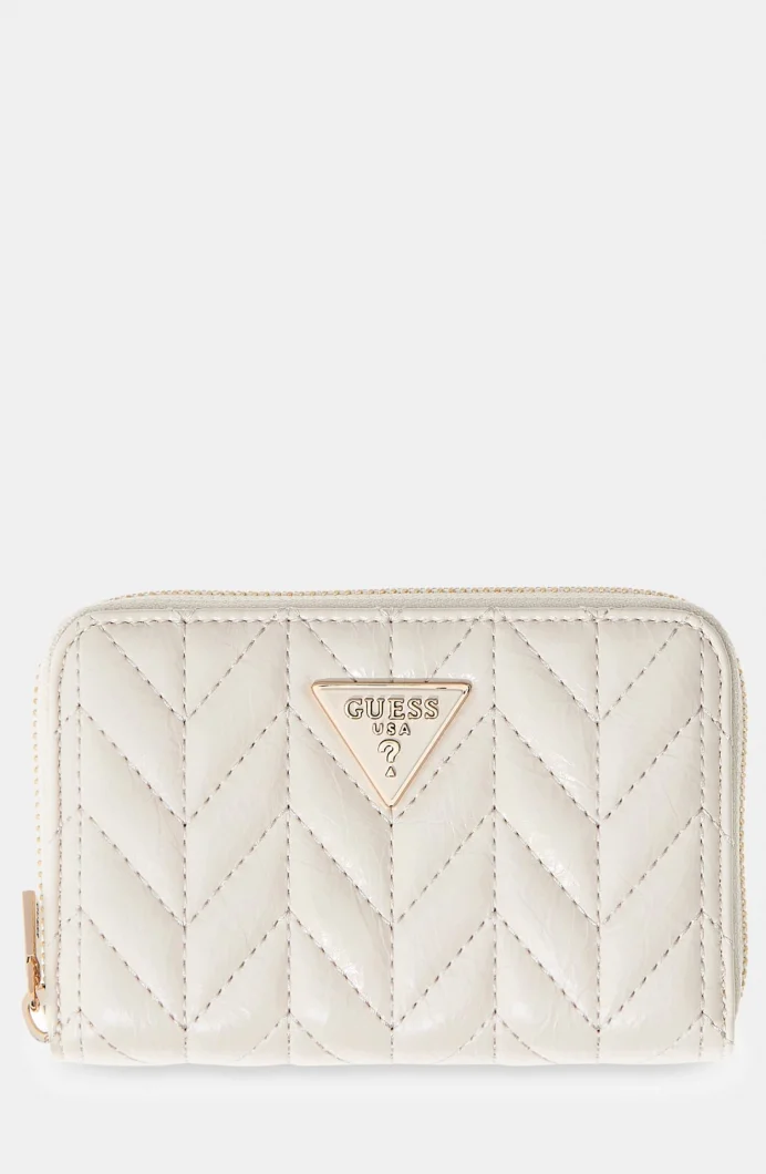 Guess Cheryl Orta Boy Fermuarlı Kadın Krem Cüzdan SWTQ9720140-STO