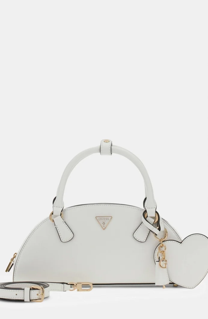 Guess Isobel Kubbe Formlu Kadın Beyaz El Çantası HWBG9932050-WHI