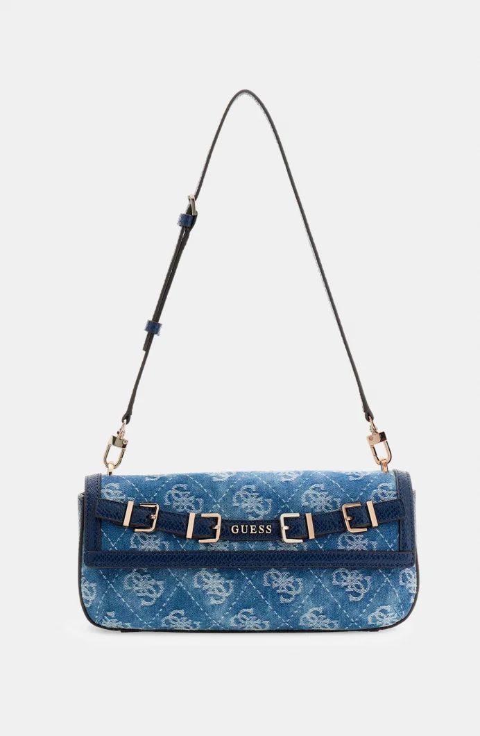 Guess Dovie Kapaklı Kadın Mavi Omuz Çantası HWDG9909190-DLP