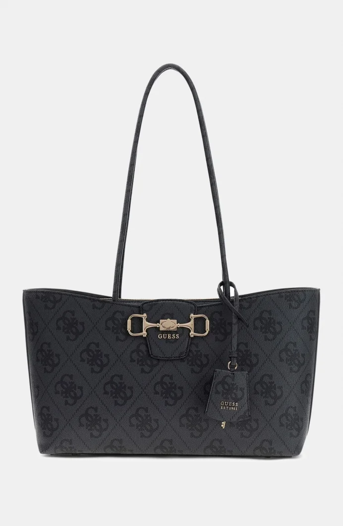 Guess Janie Logolu Girlfriend Kadın Antrasit Omuz Çantası HWOS9924230-CLO