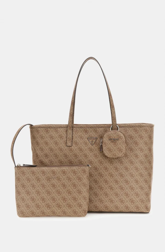 Guess Power Play II Büyük Kadın Kahverengi El Çantası HWSL7124240-LTL