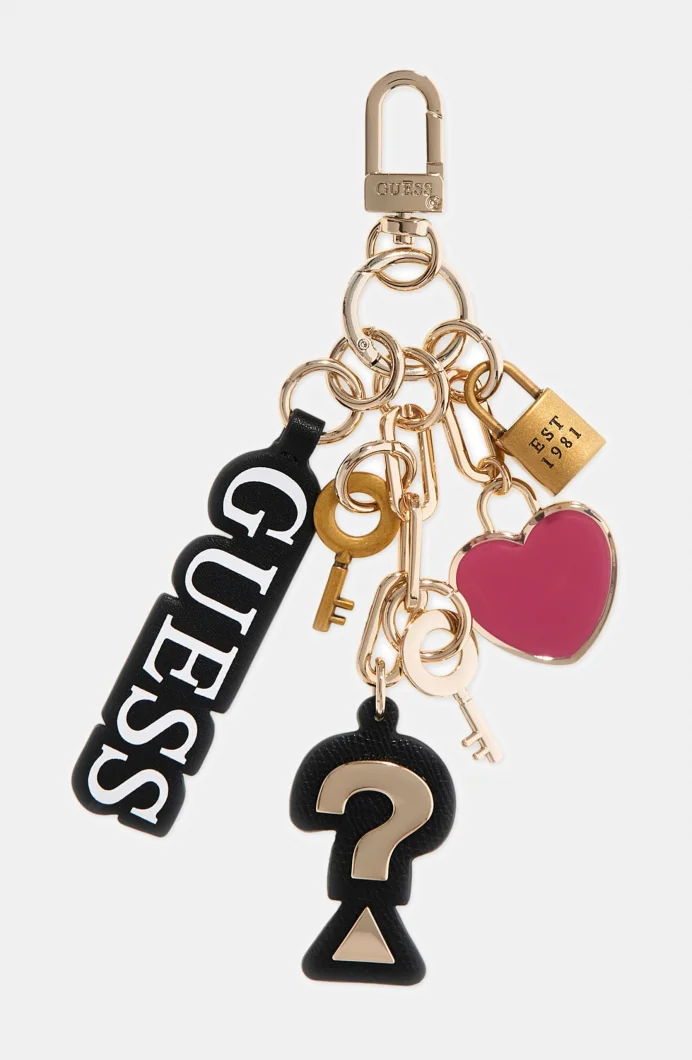 Guess Çoklu Charm Detaylı Anahtarlık Kadın Çok Renkli Anahtarlık RWM74601070-MUL