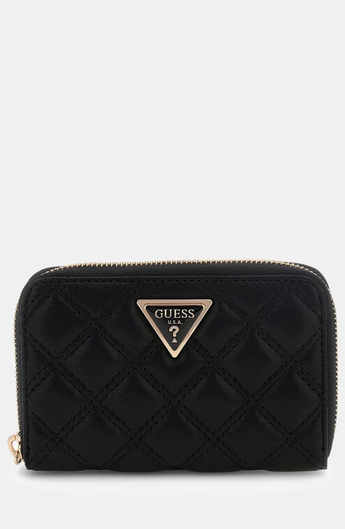 Guess Giully II Orta Boy Fermuarlı Kadın Siyah Cüzdan SWQG9673140-BLA