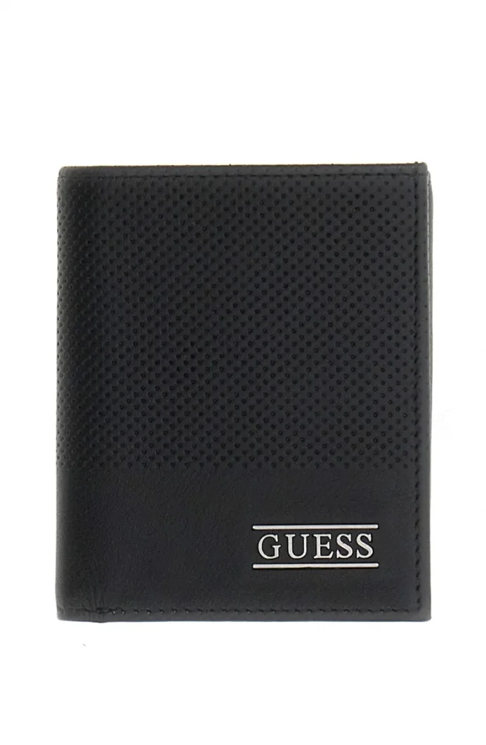 Guess Boston Üç Katlı Küçük Erkek Siyah Cüzdan SMBOSPLEA04-BLA