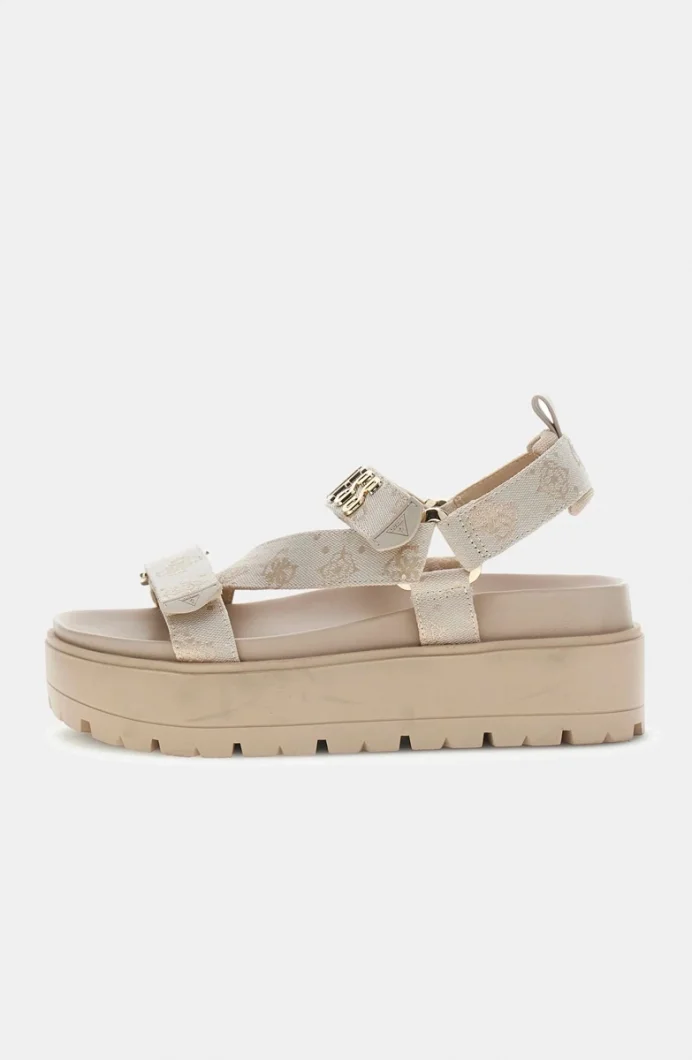 Guess Fetta Kadın Krem Sandalet FLJFTTFAL03-CREAM