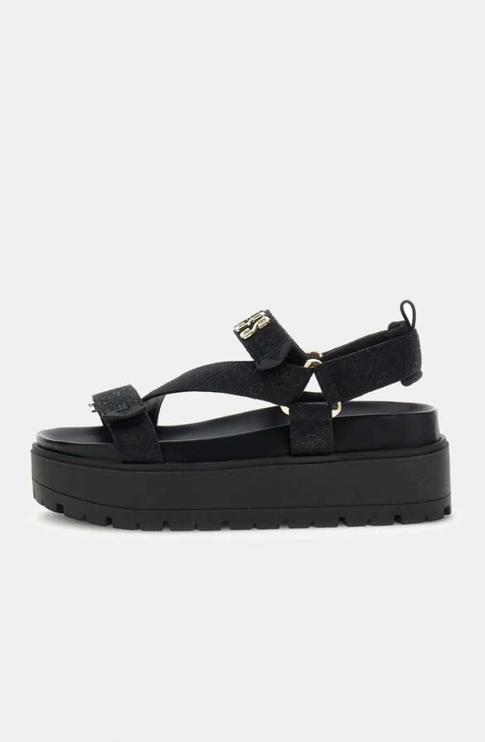 Guess Fetta Kadın Siyah Sandalet FLJFTTFAL03-BLACK