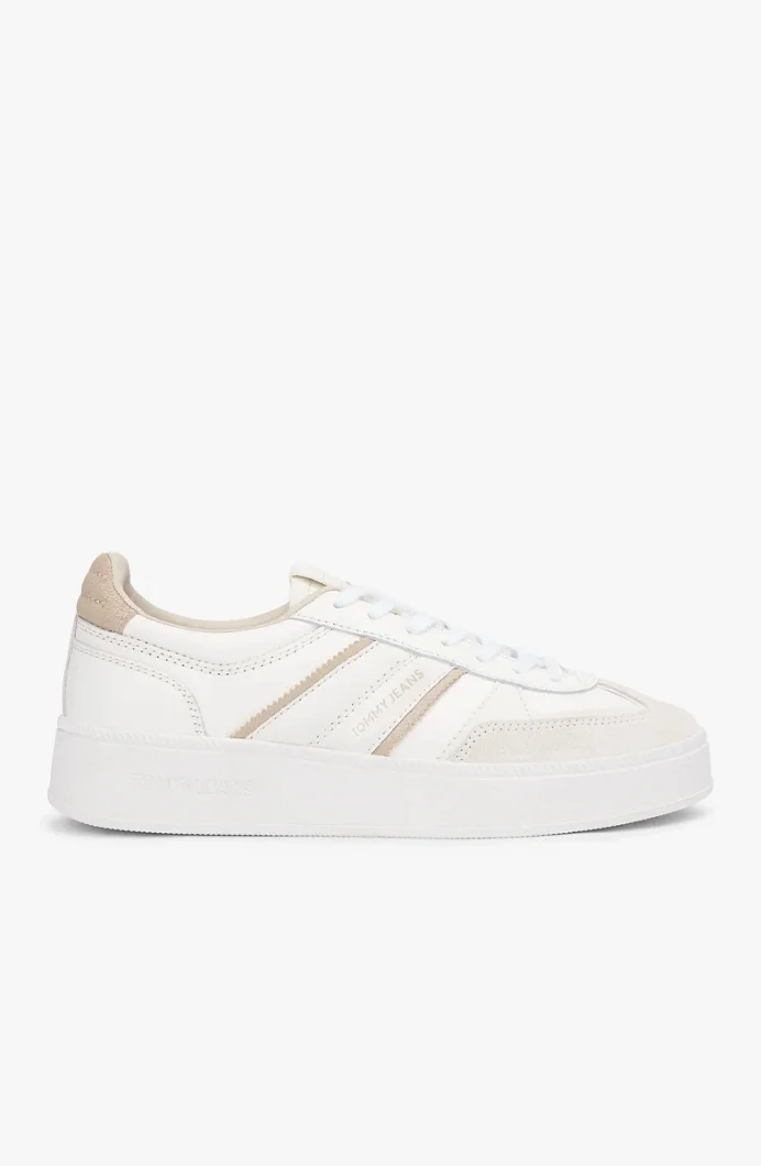 Tommy Hilfiger The Greenwich Edge Flatform Kadın Bej Sneaker EN0EN029000GA