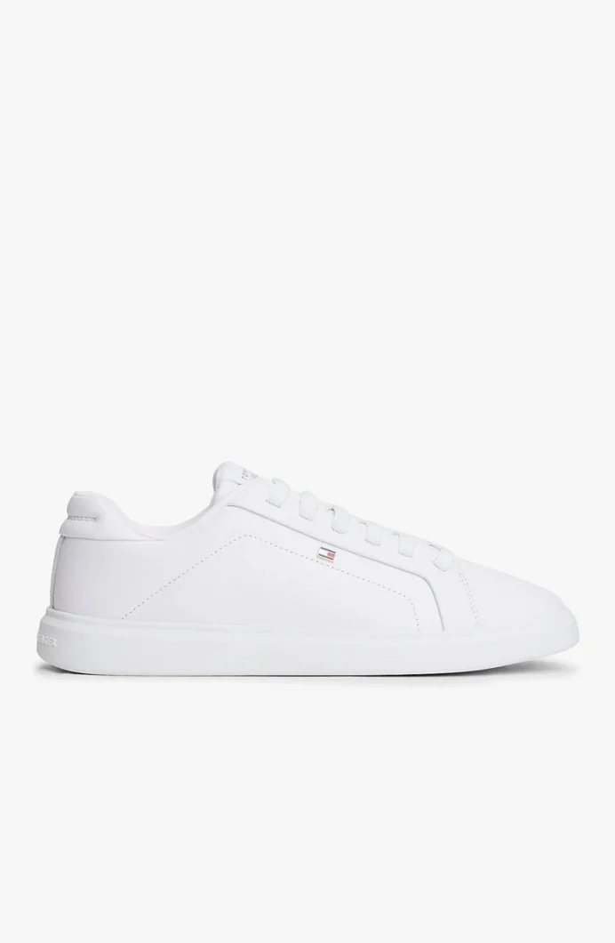 Tommy Hilfiger TH Icon Court Hafif Kadın Beyaz Sneaker FW0FW08948YBS