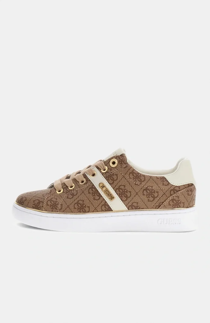 Guess Britz Kadın Bej Sneaker FLFBTZFAL12-BEIGE